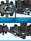 360° Rotating Car Rearview Mirror Phone Holder - Perfect for Kids and Adults - Compatible with Phones and GPS Devices - Image 7